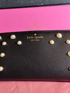 Kate Spade Pearl Adorned Wallet